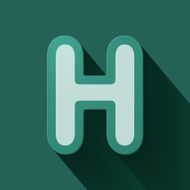 Volume icons alphabet H N3