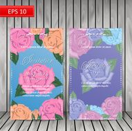 Floral invitation N9