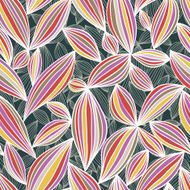 Abstract floral seamless pattern vector background