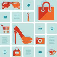 fashion flat infographic N72