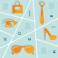 fashion flat infographic N73