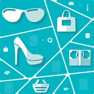 fashion flat infographic N75