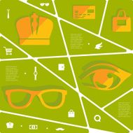 fashion flat infographic N76