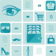 fashion flat infographic N79