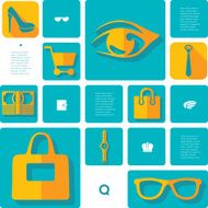 fashion flat infographic N81