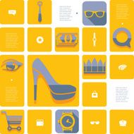 fashion flat infographic N85