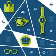 fashion flat infographic N86