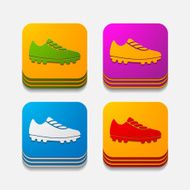 square button sneakers N11