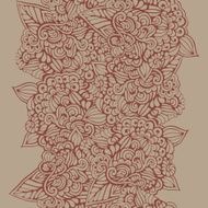 Abstract Vector Hand Drawn Seamless Pattern N3