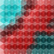 Vector pattern of geometric shapes background Colorful mosaic banner N27