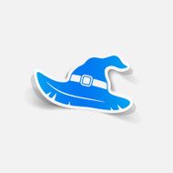 realistic design element witch hat N49