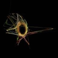 Digital Fractal on Black N12