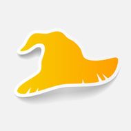 realistic design element witch hat N57