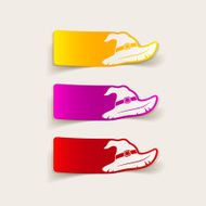 realistic design element witch hat N59