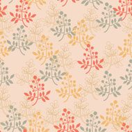 Seamless texture with floral ornaments