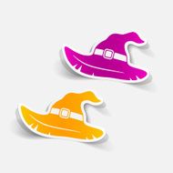 realistic design element witch hat N67