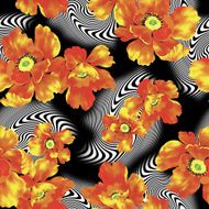 floral design pattern N55