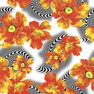 floral design pattern N56