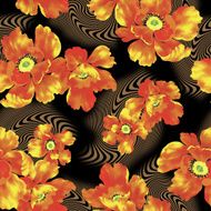 floral design pattern N57