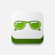square button sunglasses N2