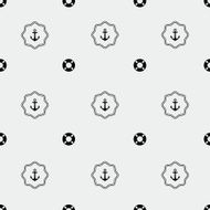 Anchor and lifebuoy pattern N2