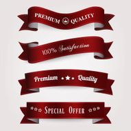 Vector set of retro vintage labels N2