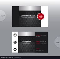 Vector abstract business cards