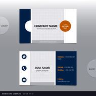 Vector abstract business cards N2