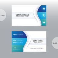 Vector abstract business cards N4