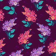 Seamless background with bouquets of wildflowers N4
