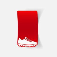 realistic design element sneakers N3