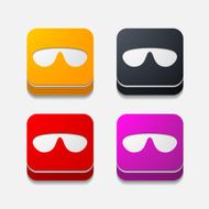 square button sunglasses N4
