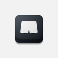 square button trunks