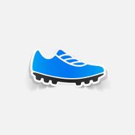 realistic design element sneakers N5