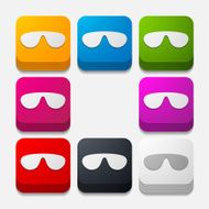 square button sunglasses N7