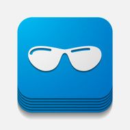 square button sunglasses N9