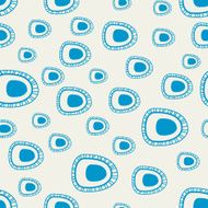 Seamless retro pattern with circles and dots N2