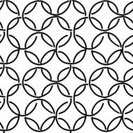Abstract rings seamless pattern for your design