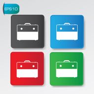 Bag law buttons vector