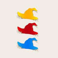 realistic design element witch hat N74