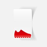 realistic design element sneakers N7