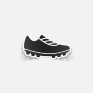 realistic design element sneakers N9