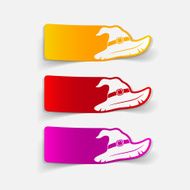 realistic design element witch hat N77