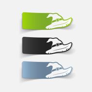 realistic design element witch hat N82