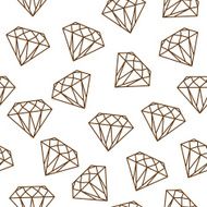 Seamless Pattern with Diamonds N2