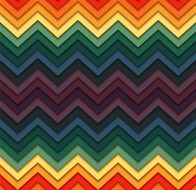 Geometric zigzag seamless pattern N3