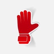 realistic design element gloves N14