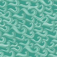 Ornament Waves seamless pattern N2