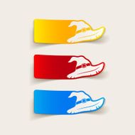 realistic design element witch hat N89