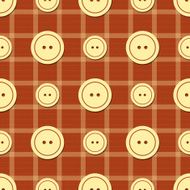 Pattern with buttons of different sizes
